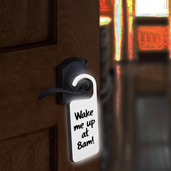 LED Dry Erase Door Hanger for Writing Messages, NWOT - Picture 2 of 5